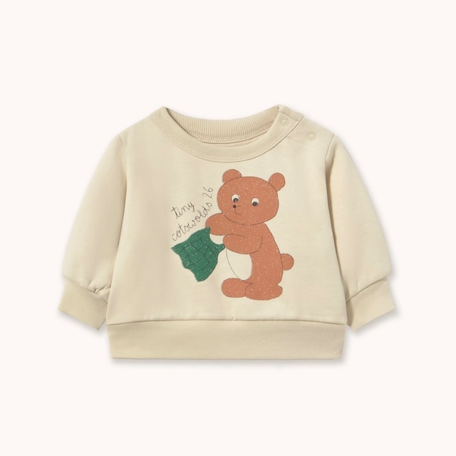 tinycottons(タイニーコットンズ) ／BEAR GRAPHIC BABY SWEATSHIRT AW26-488