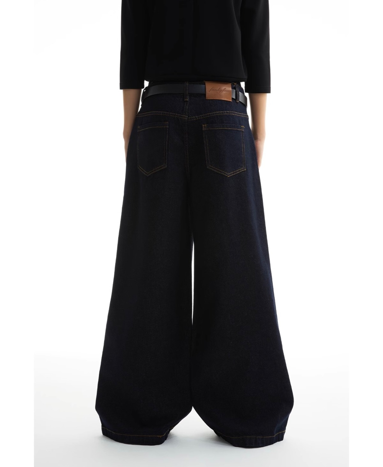 FUNKYFUN Wide Leg Denim