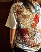 Embroidered Koi T-Shirt 2color【G1023】