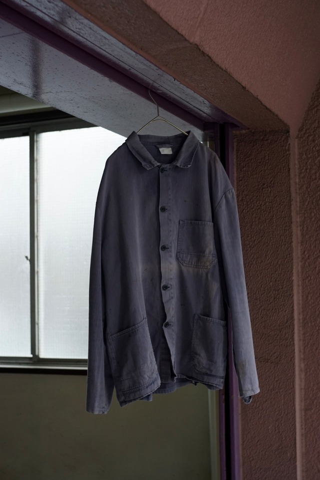 Faded & Distressed Work Jacket