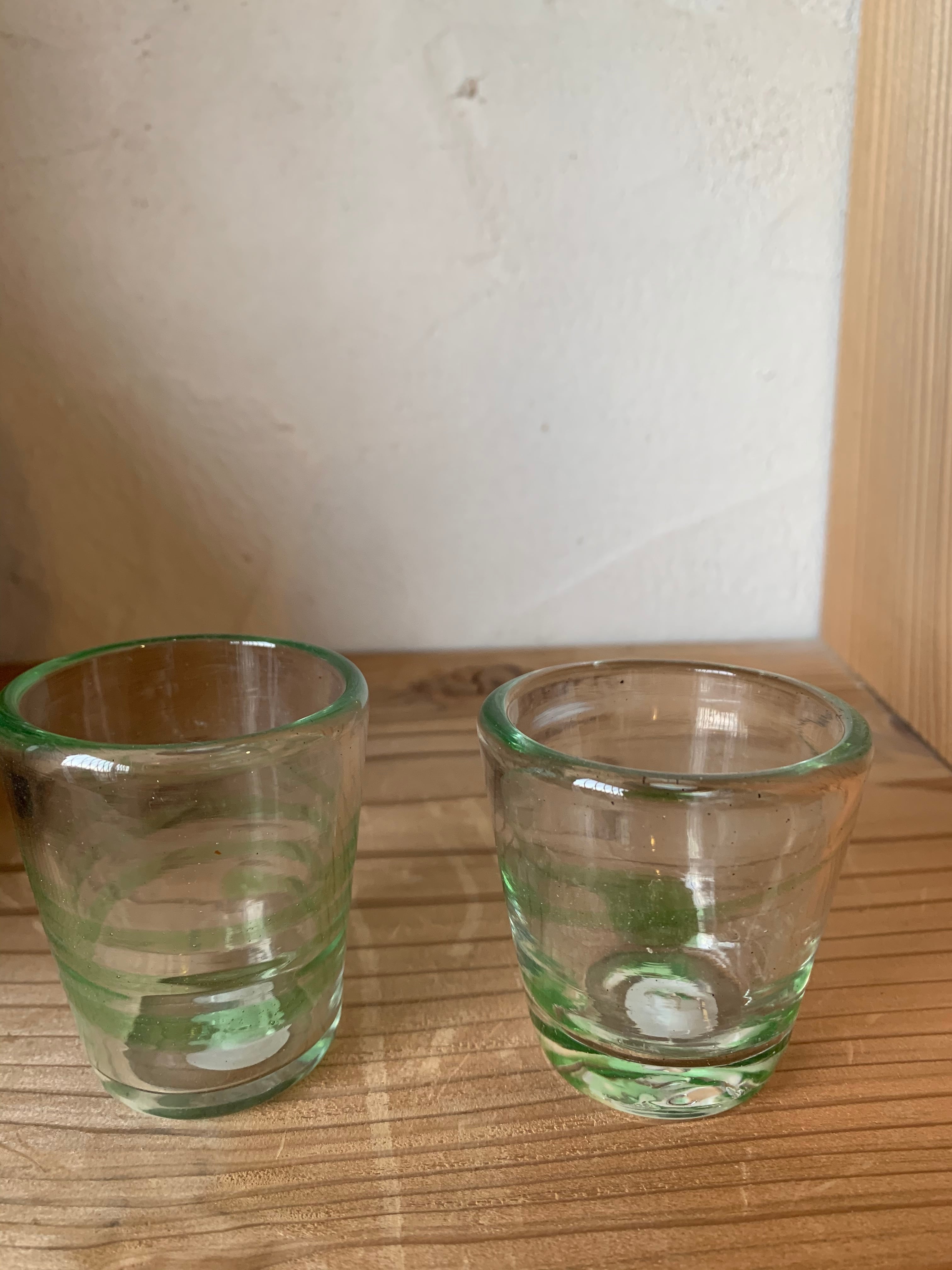 琉球ガラス ショットグラス ぐい呑 アンティーク | 軒下