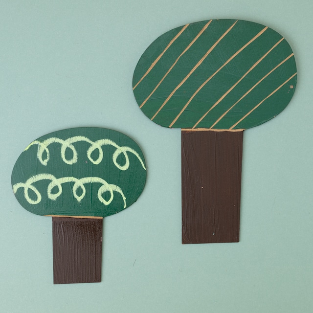 < あきやまりか > 木製パネル作品 - 11