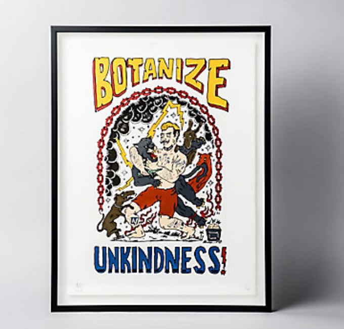 BOTANIZE UNKINDNESS スクリーン ボタナイズ anea BOTANIZE ✖︎ UNKINDNESS「例の部屋AK」コラボオリジナルシルク
