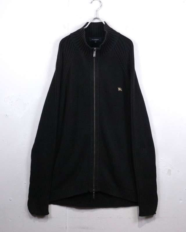 【Caka act2】“Burberry” Logo Embroidery Drivers Cotton Knit