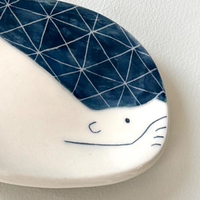 シロクマ　小皿　numanekko