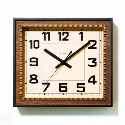 【時計】 BRASS RECTANGLE CLOCK/WNT