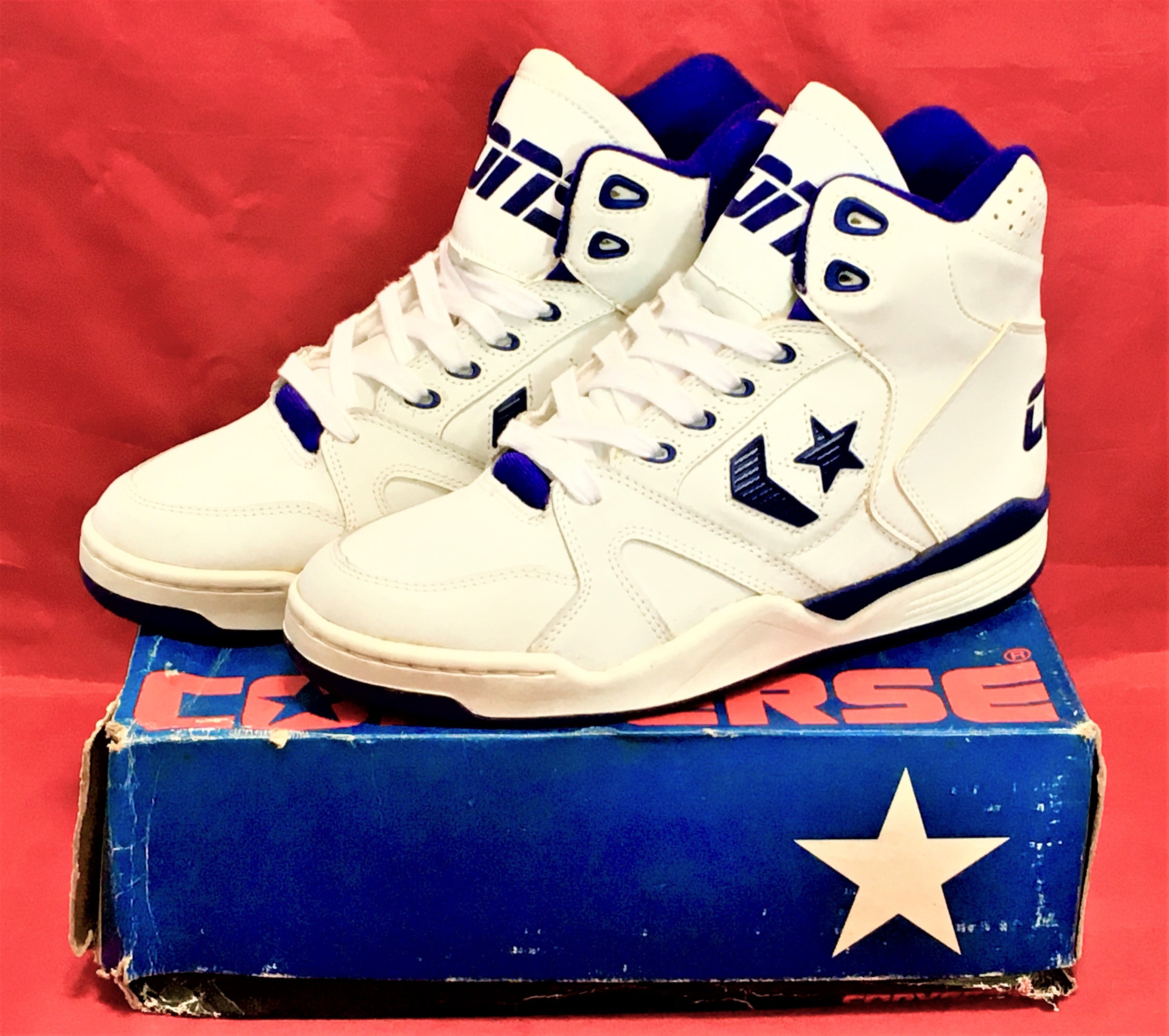 CONVERSE（コンバース）COURT CONQUEST （コート コンクエスト）9.5 27.5cm 白/青 90s 2003 |  freestars