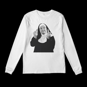 granny gang L/S TEE  (white)