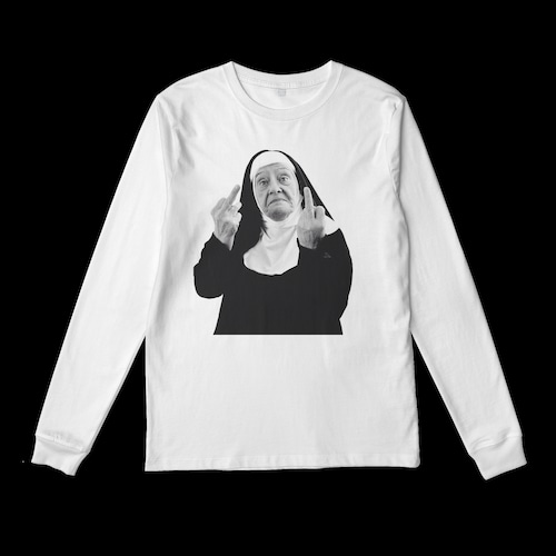 granny gang L/S TEE (white)