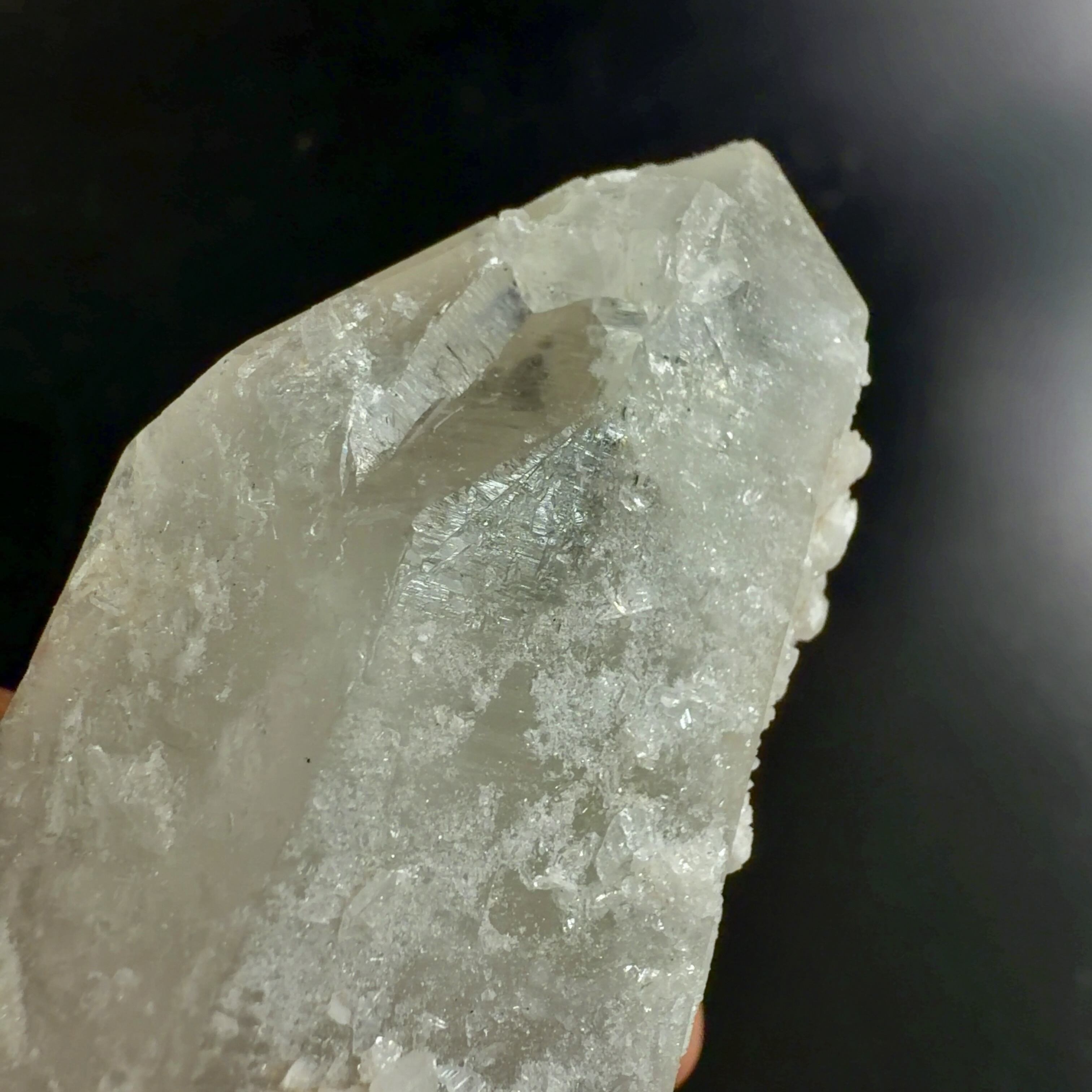 E33046】セルフヒールド 両錐 水晶 クォーツ ヒマラヤ水晶 ヒマラヤ産