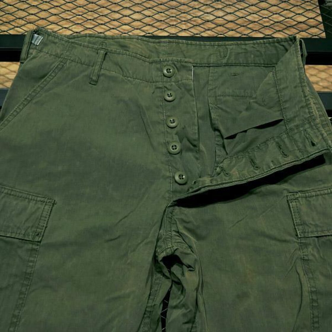 Needles CARGO PANTS サイズS ニードルズ カーゴパンツ オリーブ【中古 