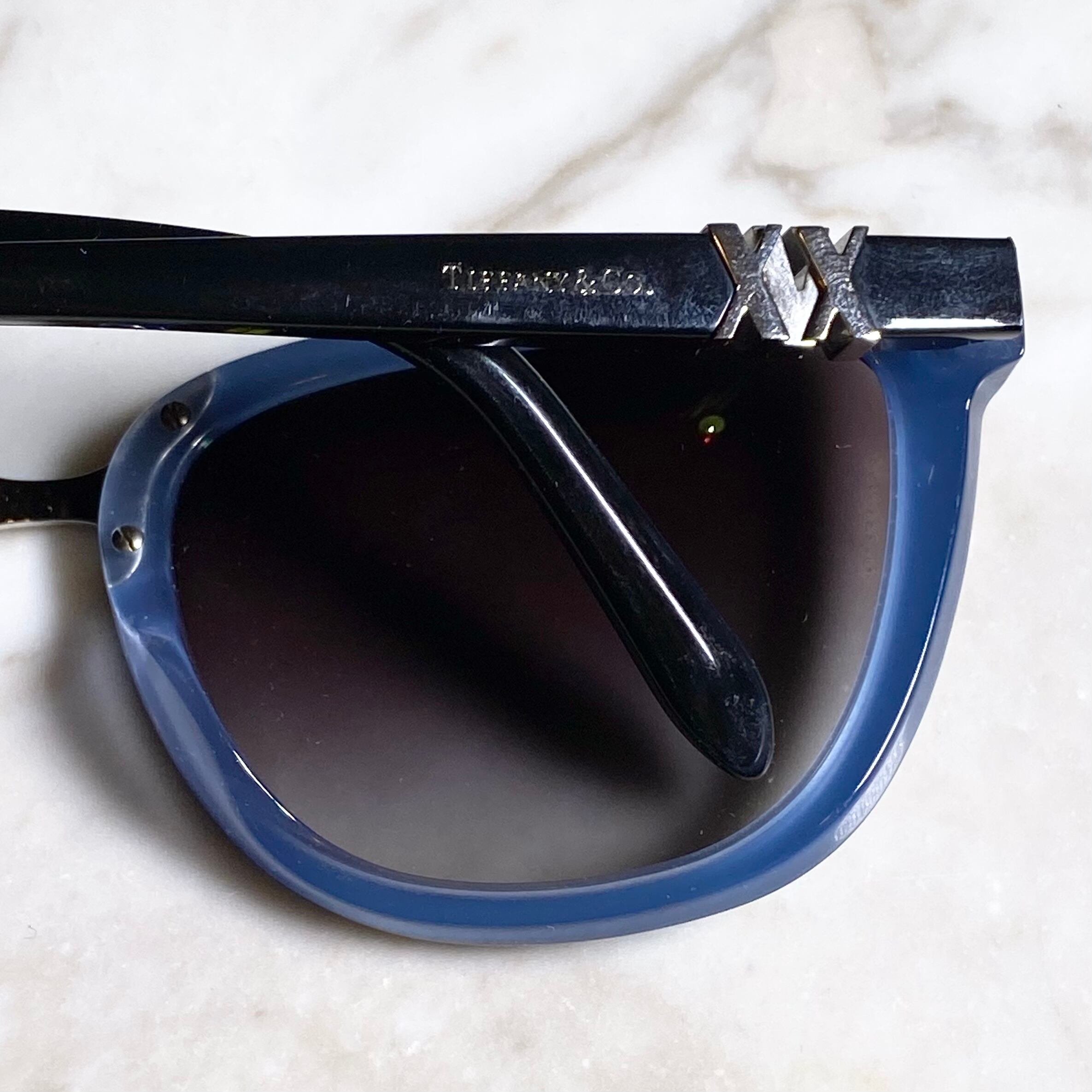 TIFFANY blue frame sunglasses “TF4123-F” | NOIR ONLINE