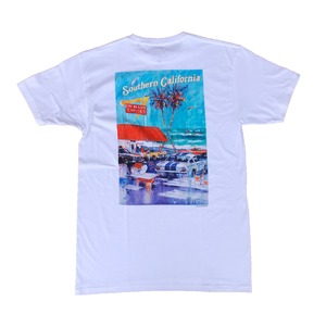 IN-N-OUT BURGER 1992 AT The Beach Tee - white