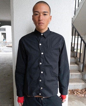 STRUCTURE SHIRT(BLACK)