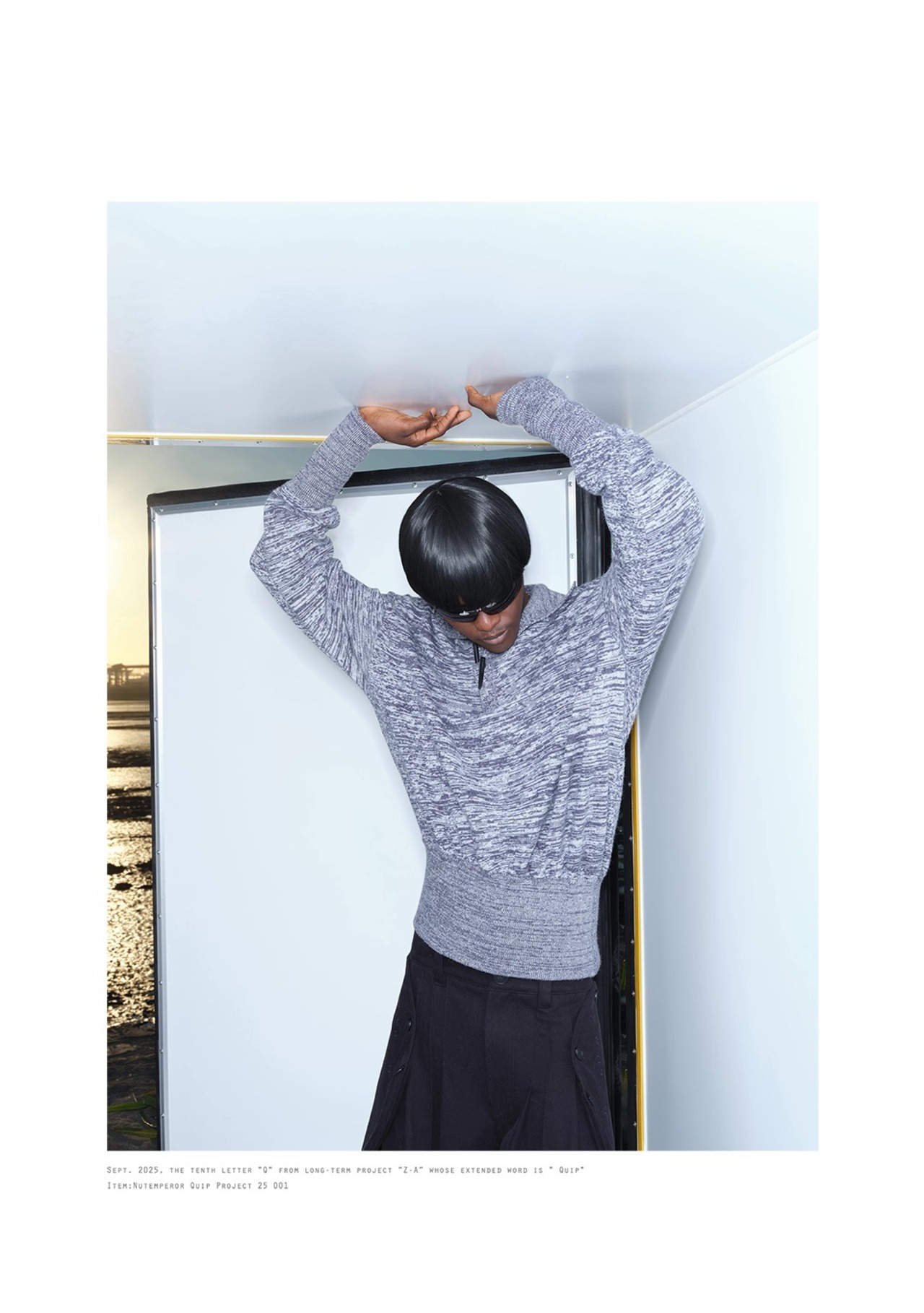 NUTEMPEROR Quip Project 036 Irregular Knit Pullover