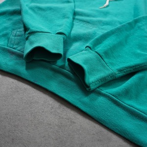 80s OLD GAP hoodie solid teal "made in USA" 古着