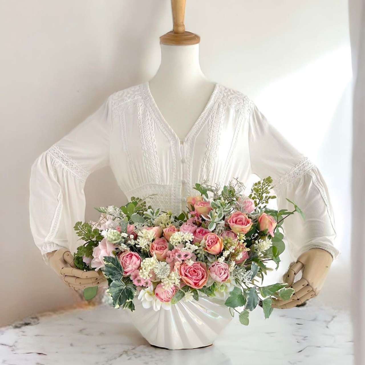 光触媒 フラワーアレンジ 母の日 プレゼント 贈り物 ギフト 花 造花 