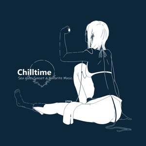 Chilltime-ロンT(ネイビー)