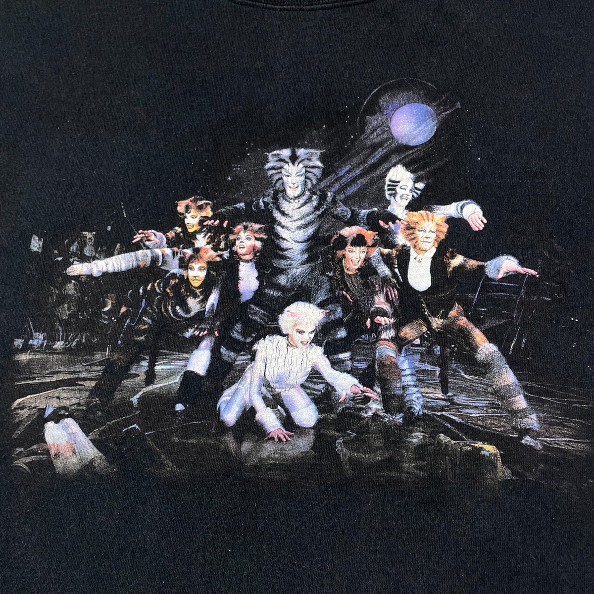 00年代 CATS キャッツ ミュージカル フォトプリント 両面プリント T 