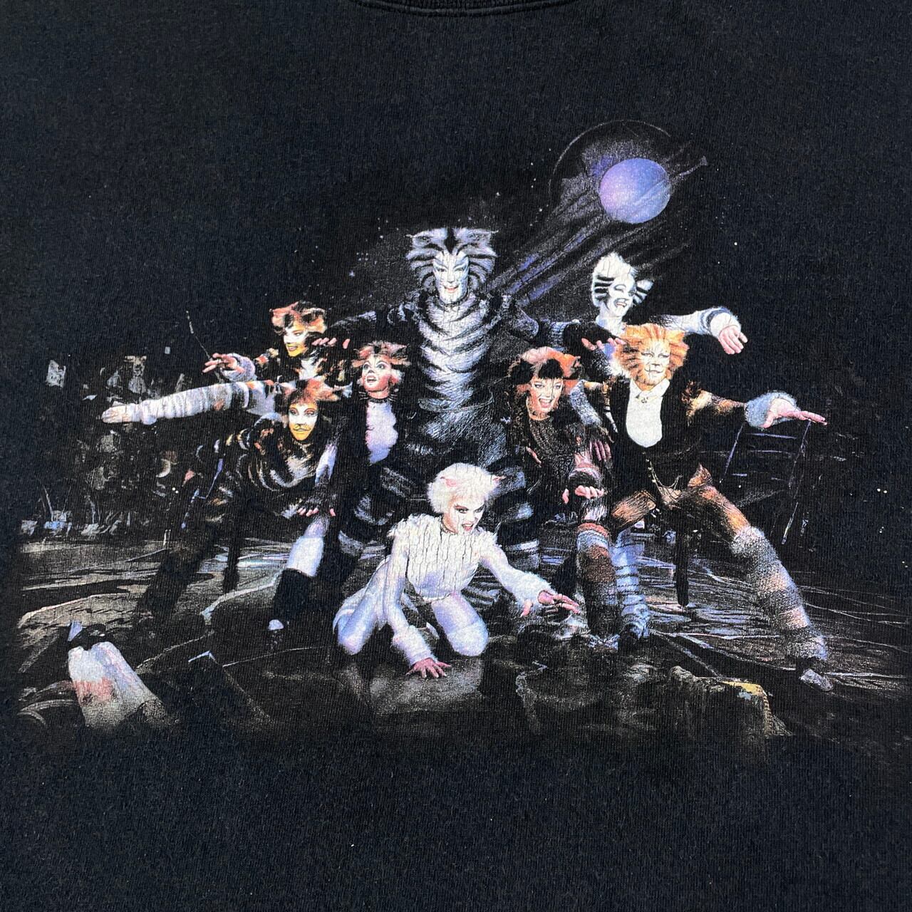 00年代 CATS キャッツ ミュージカル フォトプリント 両面プリント T 