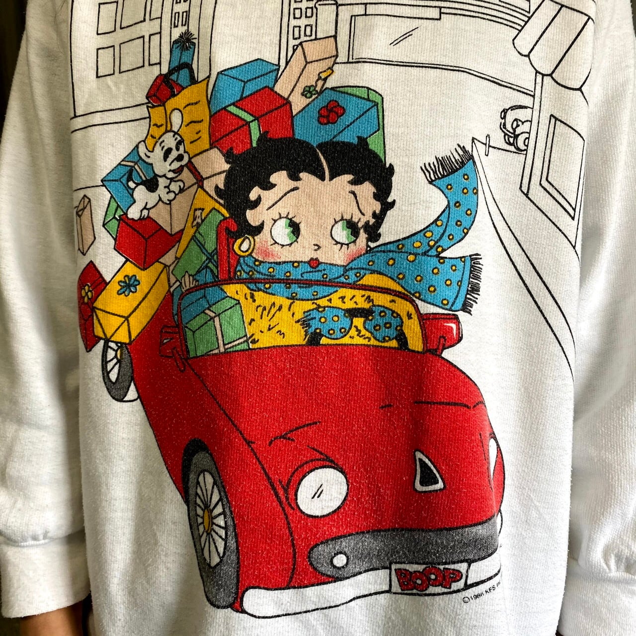 80年代 ビンテージ Betty Boop ベティーちゃん キャラクタープリント 