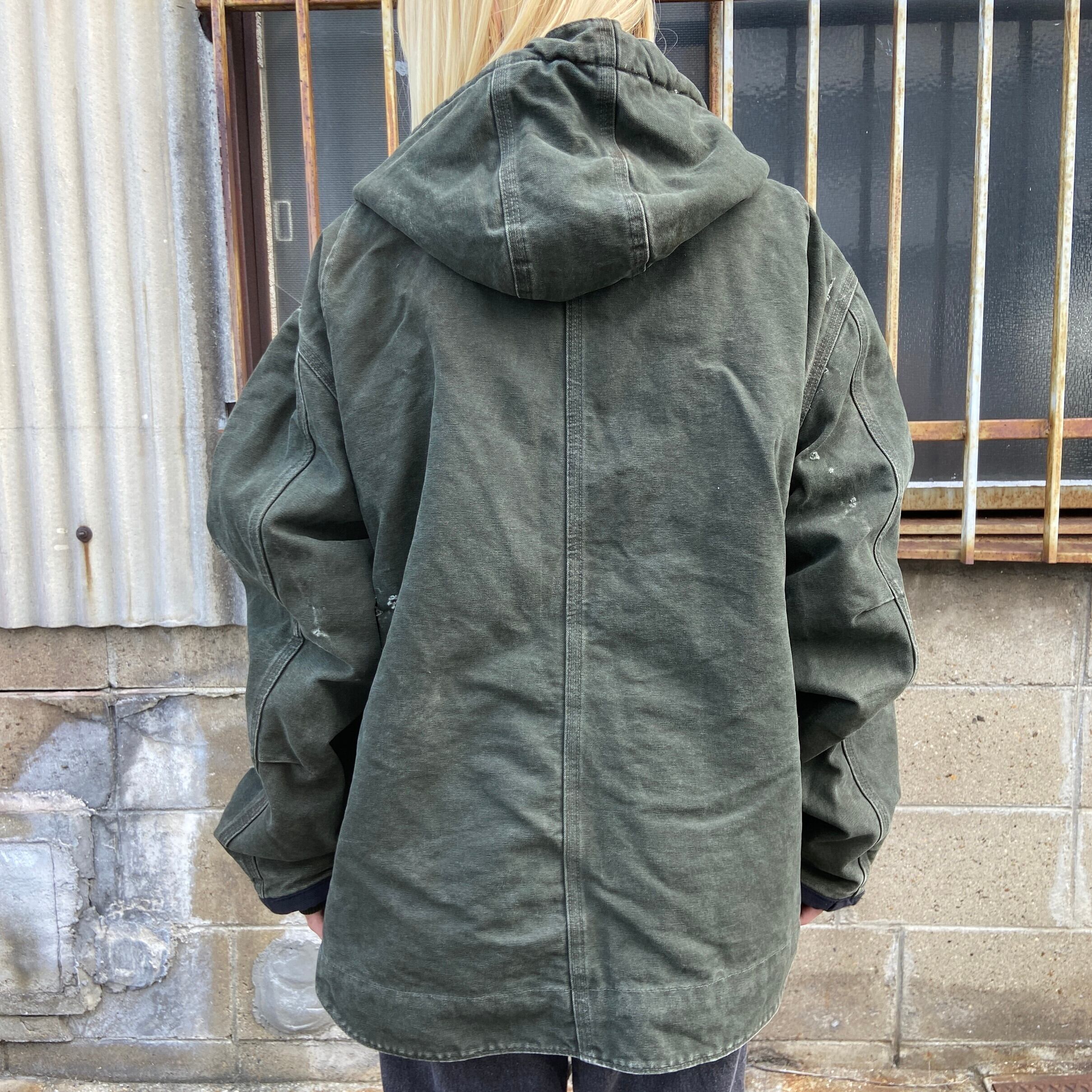 Carhartt カーハート サンドストーン フードジャケット メンズL 古着 