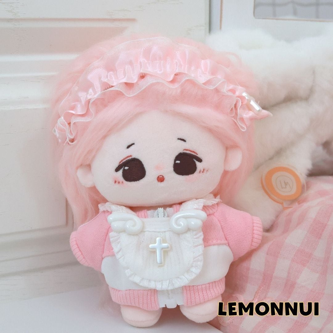 10cm ぬいぐるみ服 着せ替え 地雷系 無属性 ピンク ちびぬい ぬい活