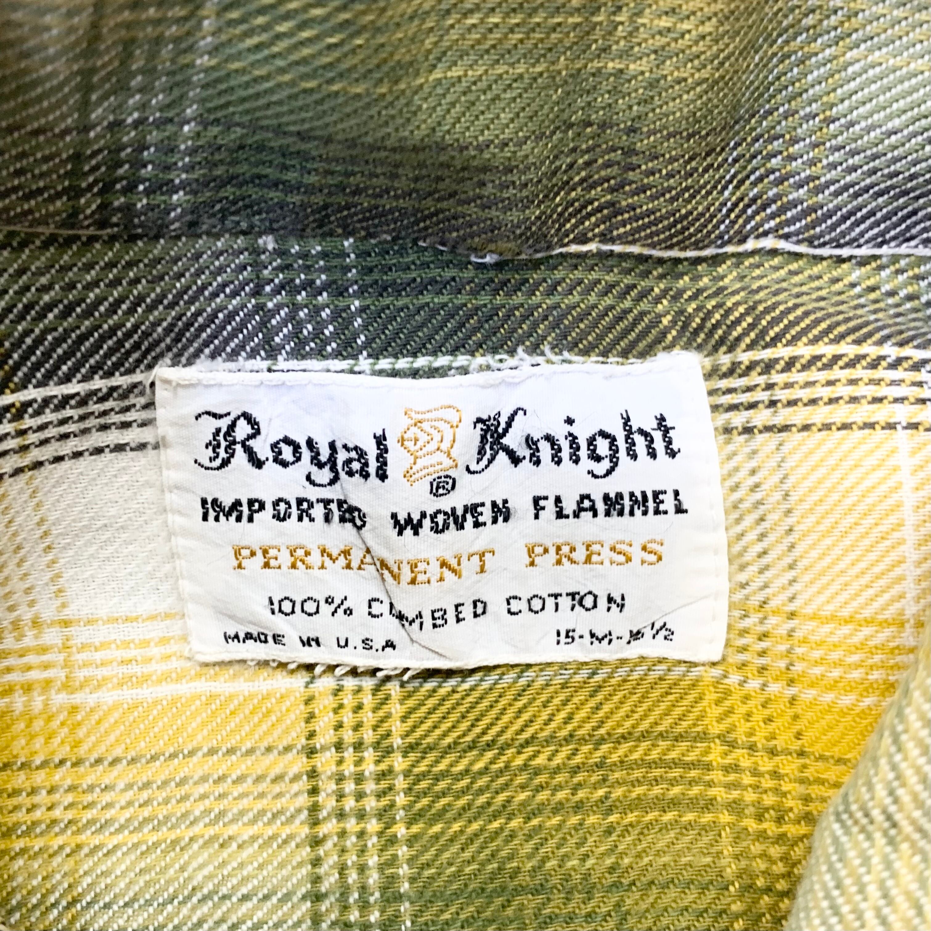 60'sビンテージ！アメリカ製 Royal Knight ボーリングシャツ