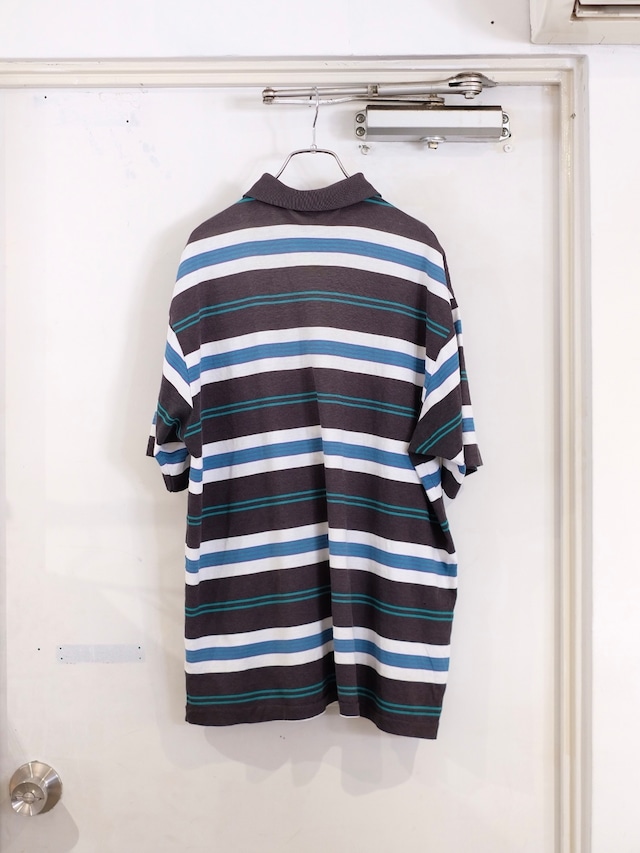boro border polo shirt