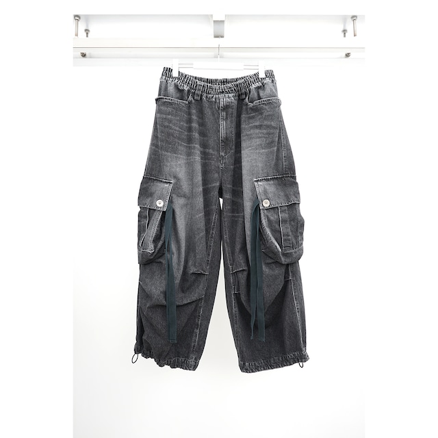 [A.F ARTEFACT] (エーエフアーティファクト) ag-8062 VintageDenim Wide Pants