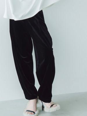 【予約】Velour Cocoon Pants