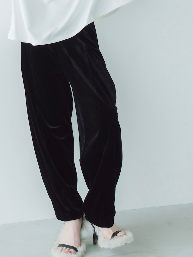 【予約】Velour Cocoon Pants