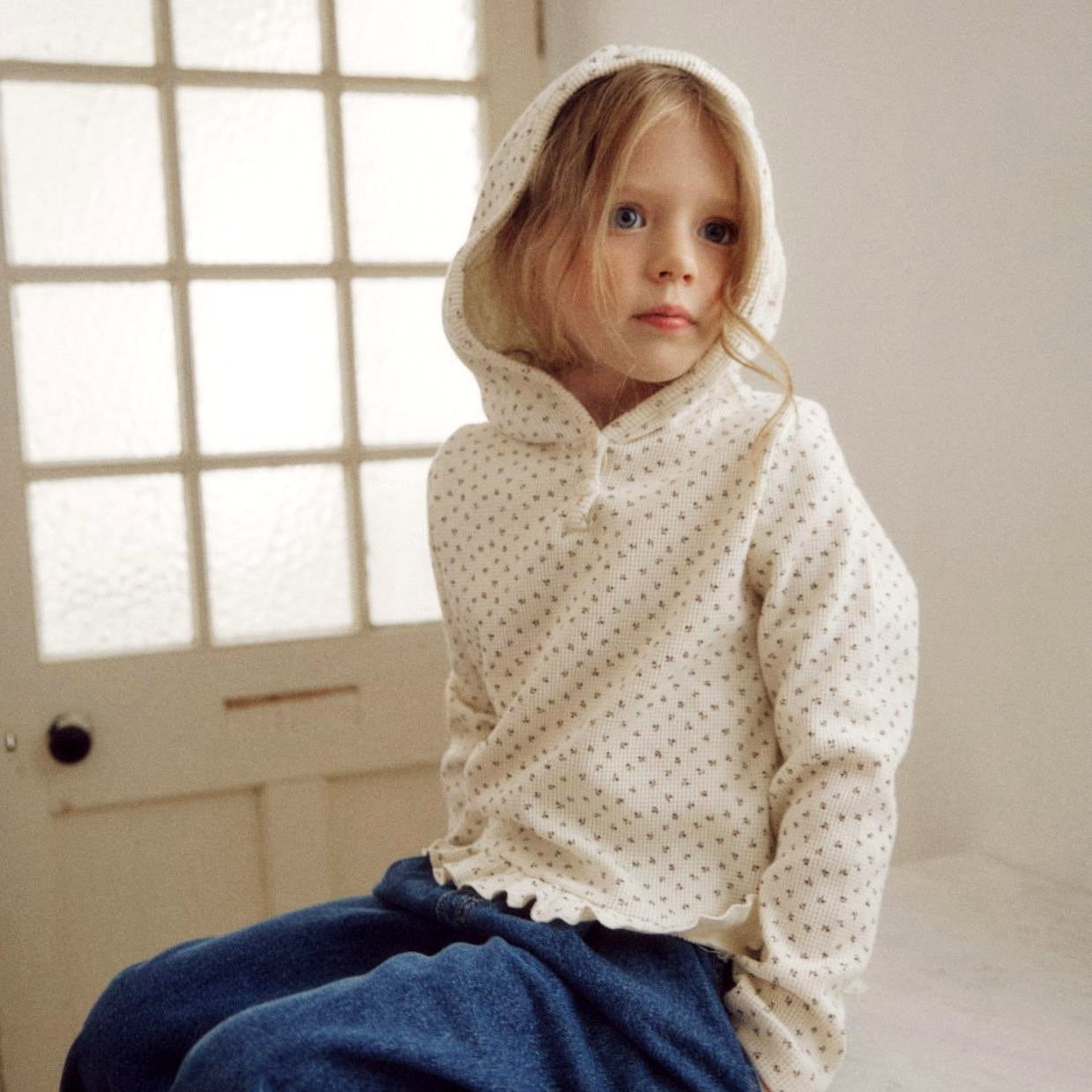 «Sold out»«ジュニアサイズあり» By MiMi ワッフルパーカー 2colors