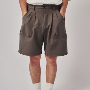 タックプリーツ・ワイドショーツ  Y9222