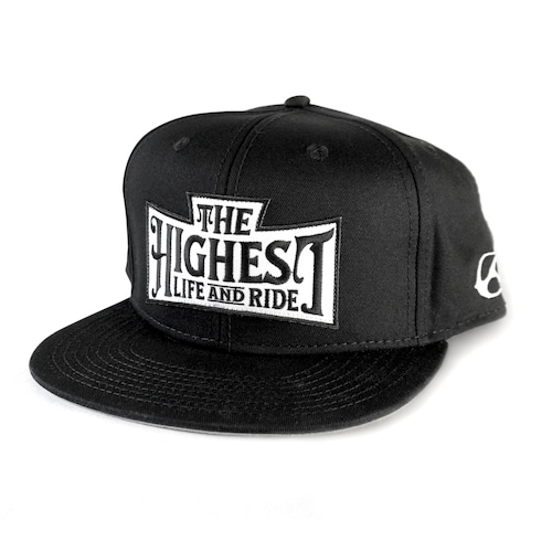 【HIGHEST】フラットバイザーCAP【BLACK】