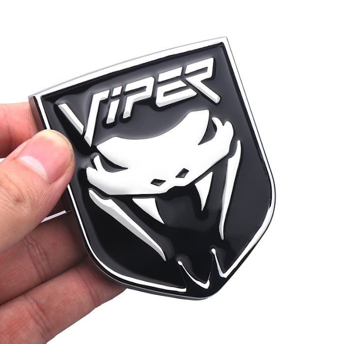 バッジ ステッカー フロントグリル Viper Dodge ダッジ ヴァイパー