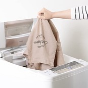 不二貿易 エプロン 幅65×厚み0.2×縦80cm ビスケット 丸洗い可能 3段階調節 ポケット付き カフェ風 Salt&Pepper 71951