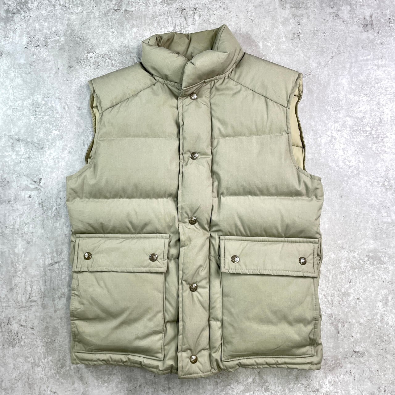 80年代 Eddie Bauer エディーバウアー ダウンベスト メンズS 古着 黒