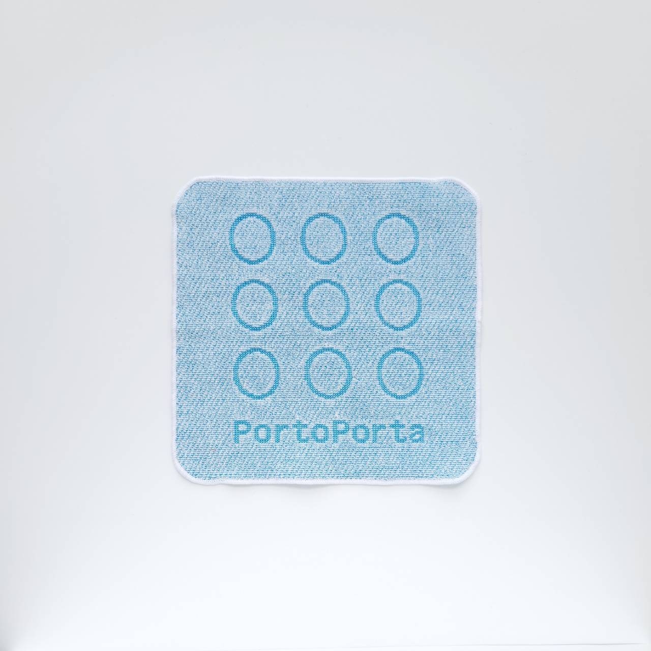PortoPorta　オリジナルタオルハンカチ【Blue】