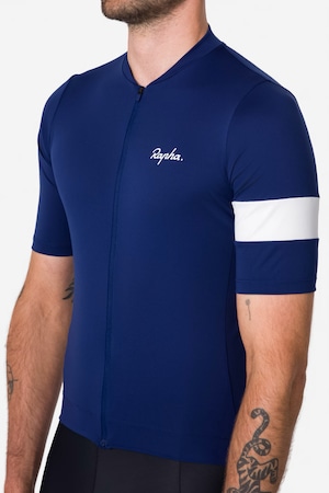 RAPHA MEN'S CORE JERSEY NAVY/WHITE