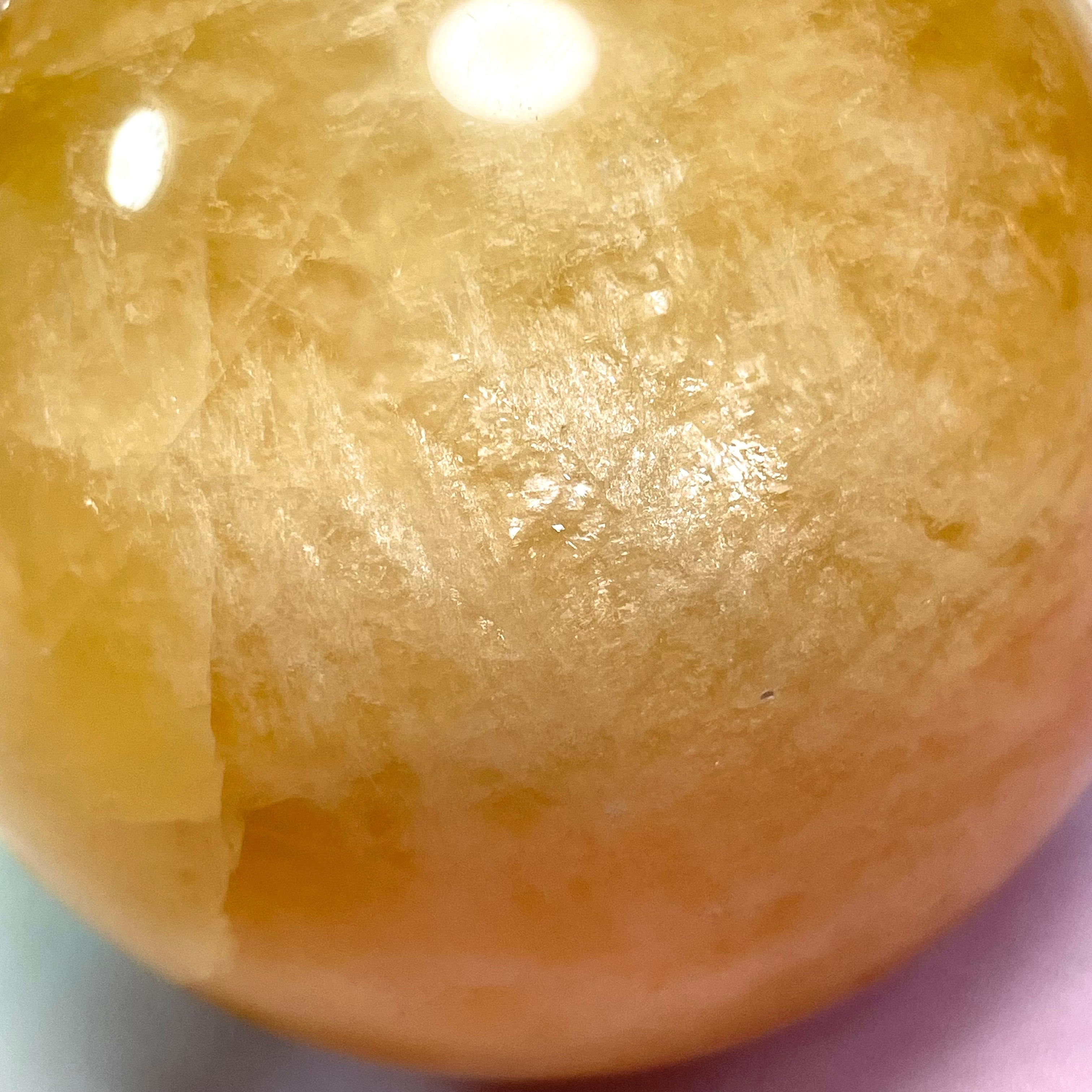 ★ご確認用★カルサイト【虹入りカルサイト丸玉♢ゴールデン✳︎クリスタル原石】❤️ ☆ご確認用☆カルサイト【虹入りカルサイト丸玉♢ゴールデン