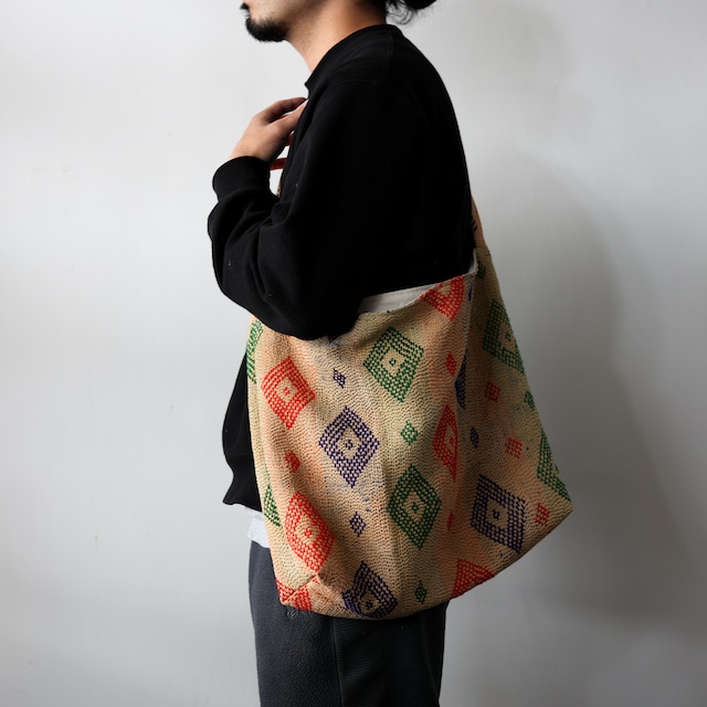 Hagi / Vintage Quilt - Shoulder Bag #01
