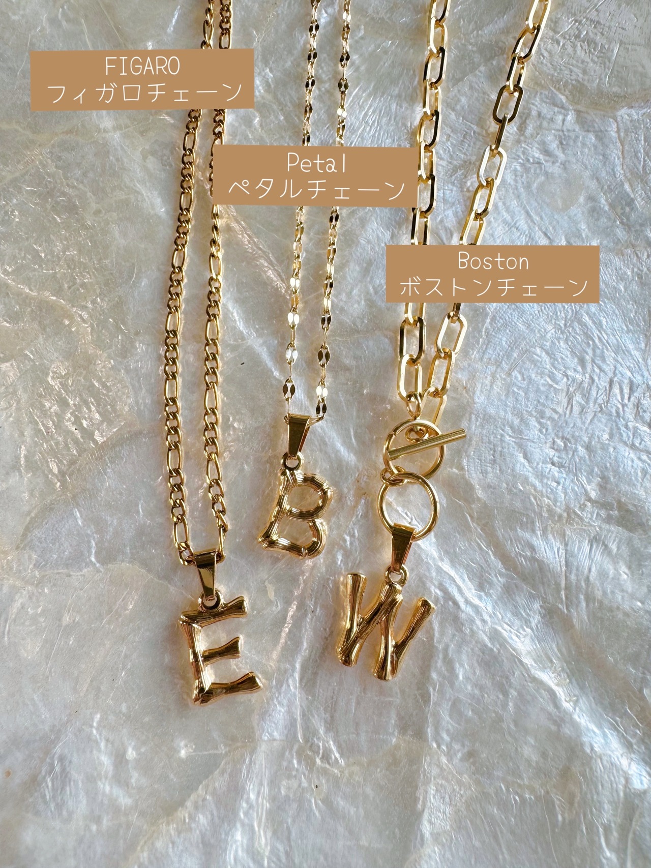 Initial necklace(イニシャルネックレス)