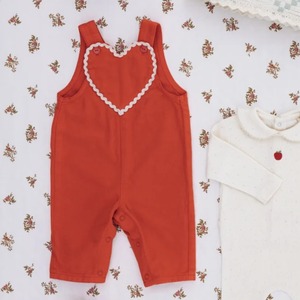 ＜BEBE ORGANIC＞ Maya Overall ハート オーバーオール
