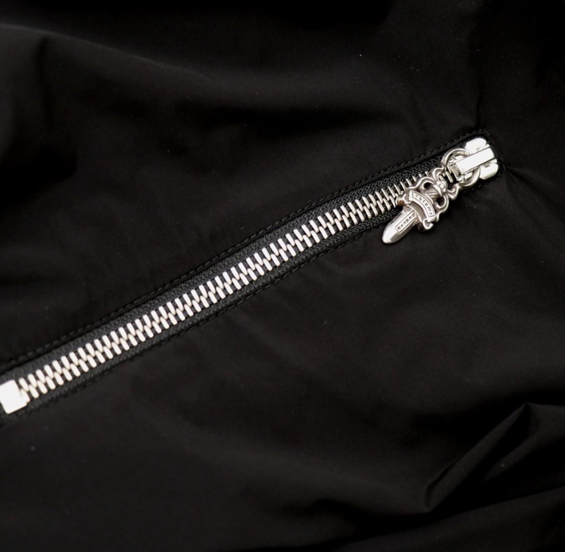 CHROME HEARTS クロムハーツ ダブルジップ ナイロンジャケット 中綿