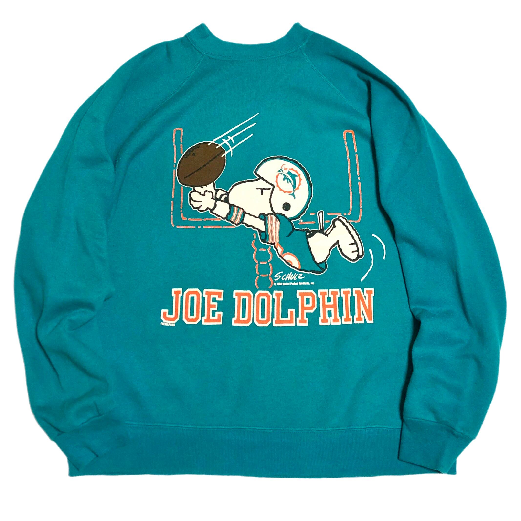 70-80s ARTEX スヌーピー SNOOPY JOE DOLPHIN スウェット【Ｌ ...