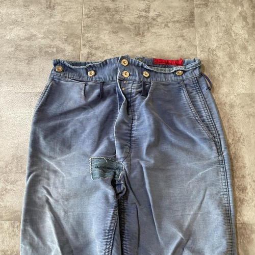 40-50s Botton メタルボタン フレンチワーク モールスキン W31 詳細写真4