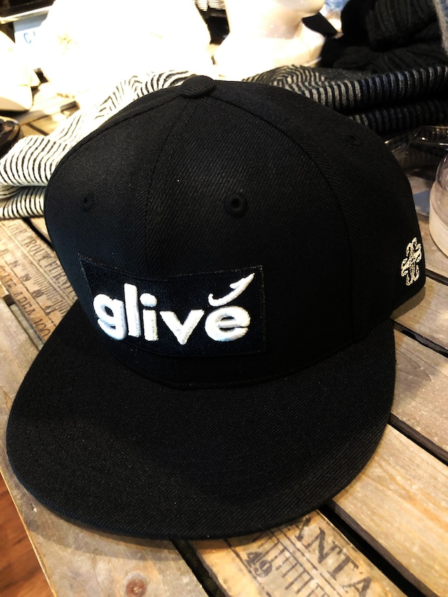 【NEWデザイン】NEW GLIVELOGO CAP(FLAT BILL CAP) GLIVE/グライブ