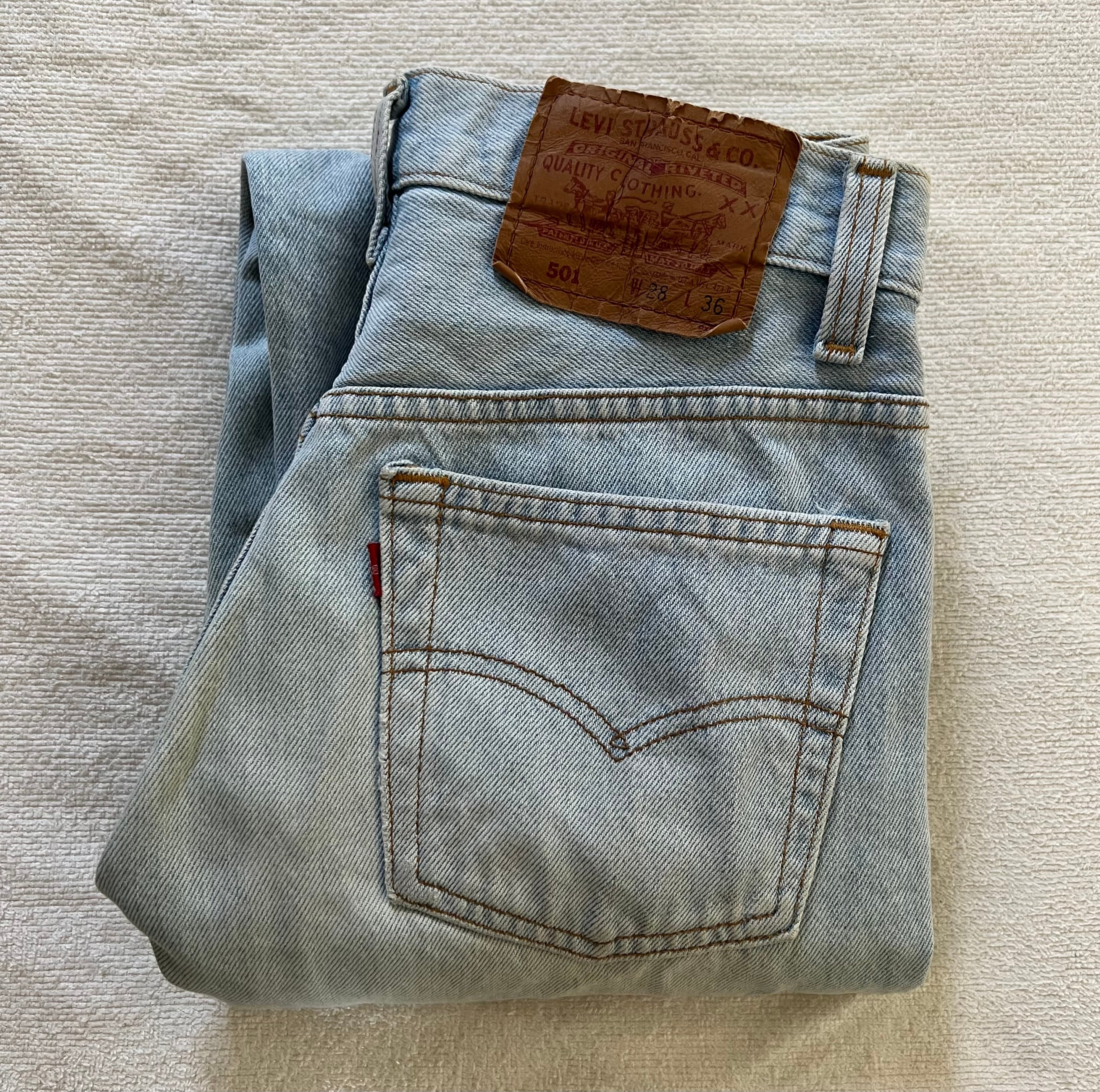 Levi's 501 USA製 W28 リーバイス デニム 薄色 ジーンズ 90's | 古着屋