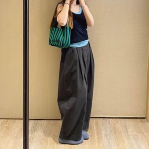 タックワイドリラックスパンツ　2litr06504